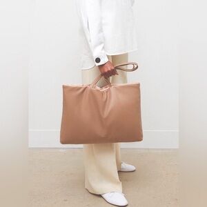 Mansur Gavriel Reversible Lambskin Pillow Tote